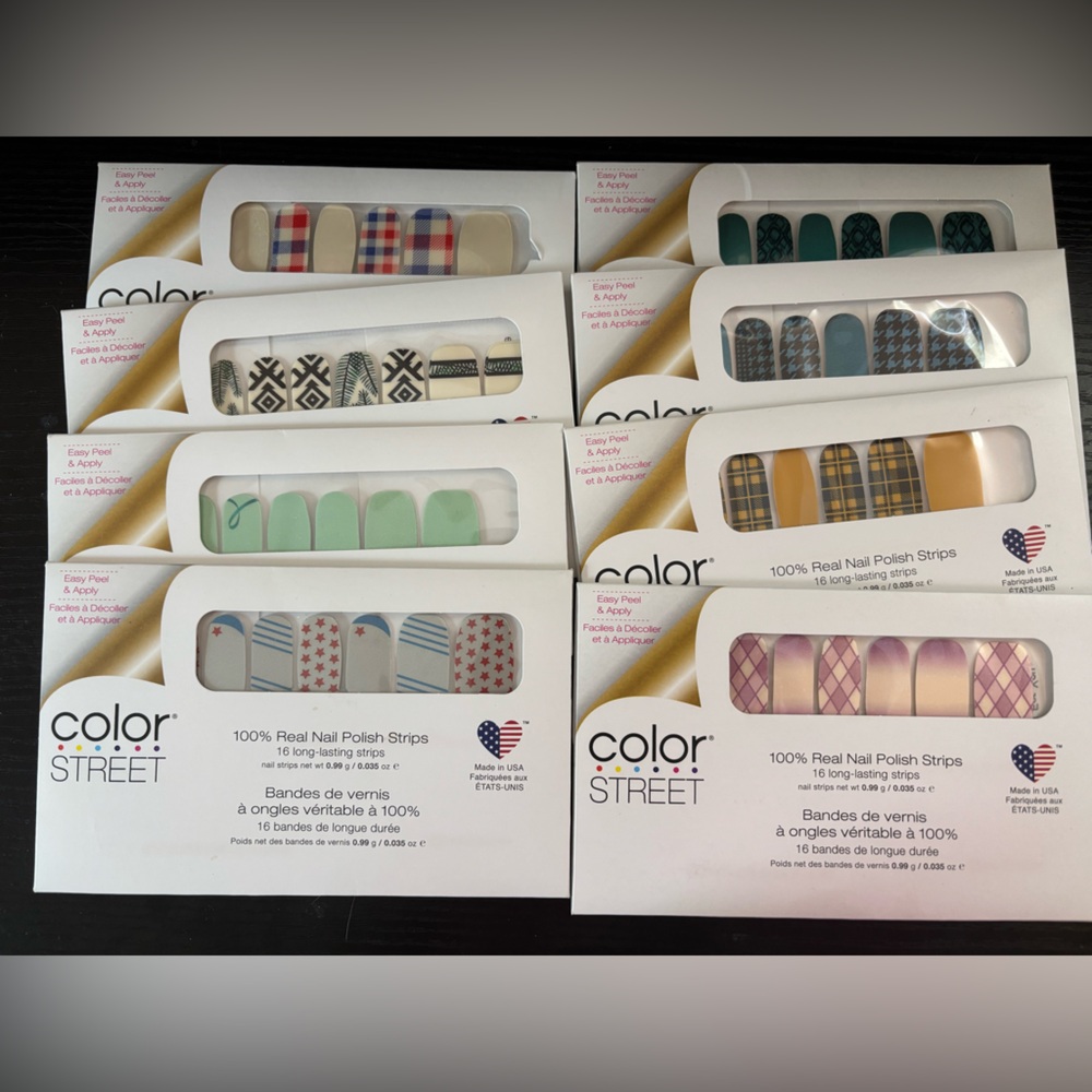 8 sets of Color Street nails